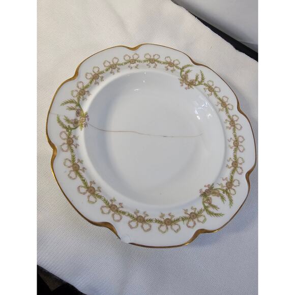 RARE Haviland France Pour Butter/Cheese Dish w/Pierced Lid-AS IS - Picture 2 of 16